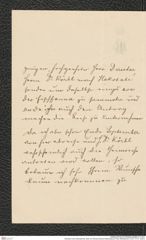 Nachlass Franz Steindachner, Brief von Richard Drasche-Wartinberg an Franz Steindachner, Inv.Nr. 117.01, Seite 2
